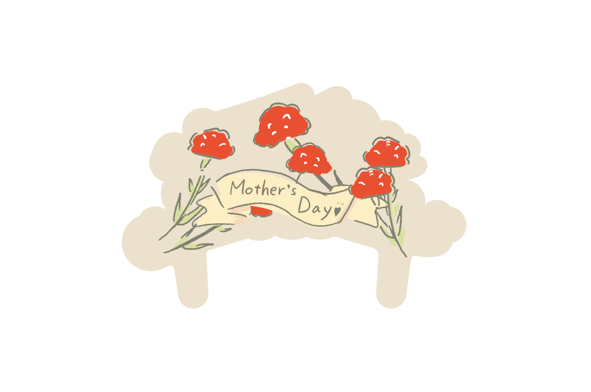 康乃馨牆Mothers Day AS990108 蛋糕插牌